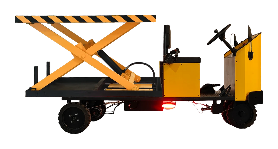 Battery Scissor Trolley — Seating